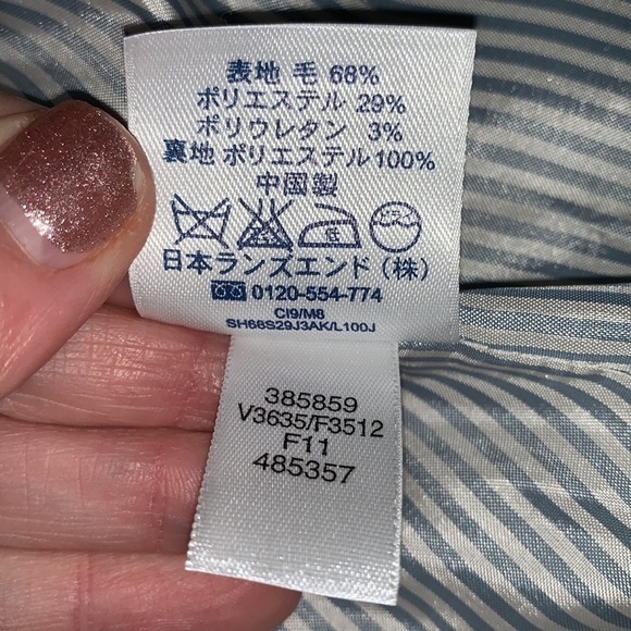 NWOT LANDS’ END Navy Blue Blazer - Picture 14 of 14